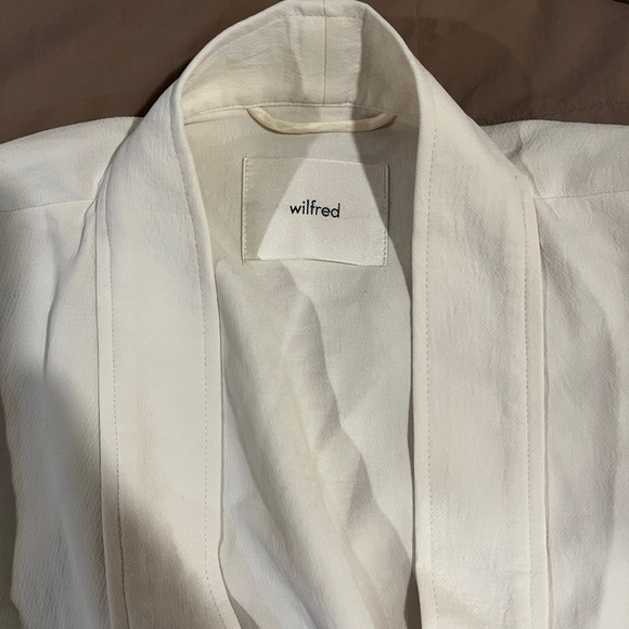 NWT Aritzia Wilfred Novoa Robe Size S Light Birch - Picture 3 of 6